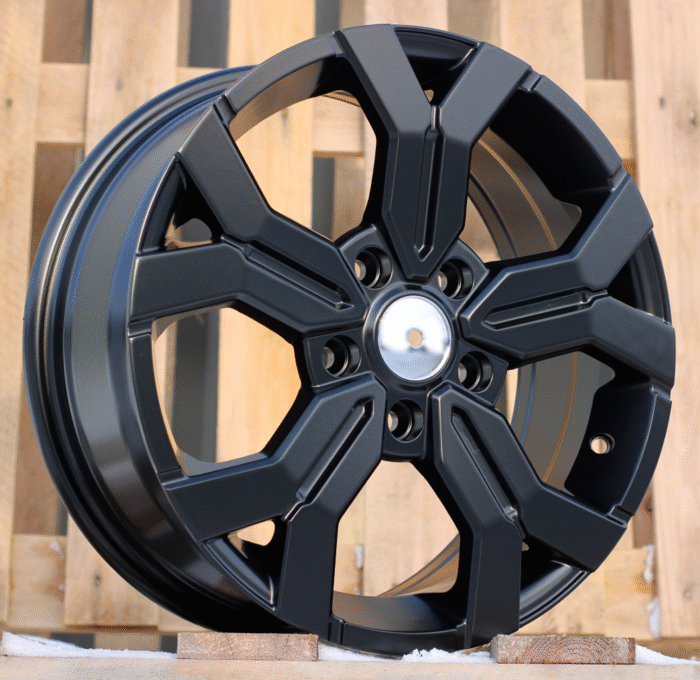 R17x6.5 5X114.3 ET 50 66.1 B1110 Black Half Matt (BLHM) For DACIA (L3)