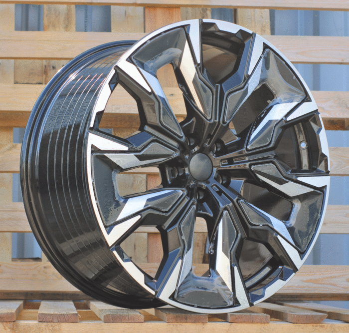 R20x8.5 5X112 ET 28 66.6 A5915 Black Polished (MB) For BMW (P) (NEW 5 Series VIII / i5 (G60/G61/G68) Front+Rear)