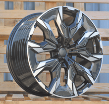 Indlæs billede til gallerivisning R20x8.5 5X112 ET 28 66.6 A5915 Black Polished (MB) For BMW (P) (NEW 5 Series VIII / i5 (G60/G61/G68) Front+Rear)