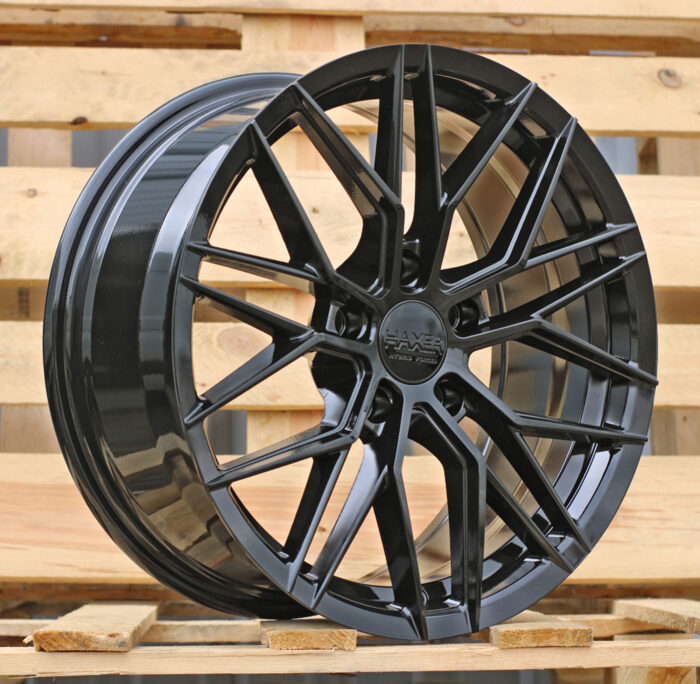 R17x7.5 5X112 ET 40 66.5 HX035 (FBX005) Black (BL) For HAXER (P1) (HYBRID FORGED)