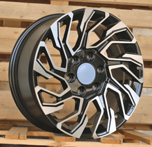 Indlæs billede til gallerivisning R18x8 6X139.7 ET 25 106.1 H964F Black Polished (MB) For 4X4 (K7) (HYBRID FORGED)