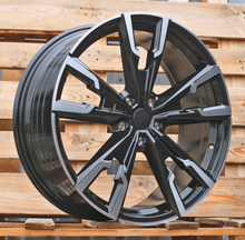 Indlæs billede til gallerivisning R19x8 5X112 ET 46 66.6 YF5710 Black Polished (MB) For BMW (Z6) (HYBRID FORGED (X1; iX1; X2; iX2; Series 1(F40) 2(F44)