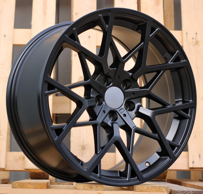 R18x9 5X120 ET 38 72.6 B1383 Black Half Matt (BLHM) For BMW (Z2) (Rear+Front)