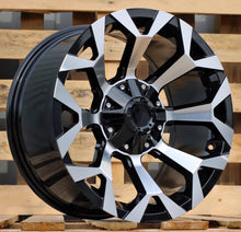 Indlæs billede til gallerivisning R18x9 6X139.7 ET 0 106.1 B1521 Black Polished (MB) For 4X4 (Z4)