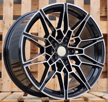 Indlæs billede til gallerivisning R19x8 5X112 ET 25 66.6 B1674 Black Polished (MB) For BMW (Z3) (Front+Rear)