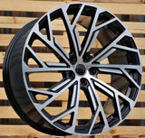 R21x9 5X112 ET 37 66.5 I0337 (Y0081) Black Polished (MB) For AUD (P+K2) (Audi A8)
