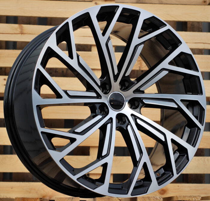 R21x9 5X112 ET 37 66.5 I0337 (Y0081) Black Polished (MB) For AUD (P+K2) (Audi A8)