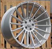 Indlæs billede til gallerivisning R21x10.5 5X112 ET 40 66.6 HX010 Silver Shining (SS) For HAXER (Z2) (Rear+Front)