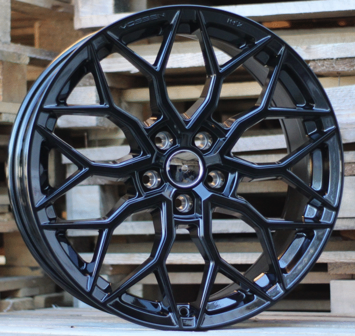 R19x8.5 5X112 ET 40 66.6 H4101 (BY1920) Black (BL) For RACIN (Z2) (Style Vossen)