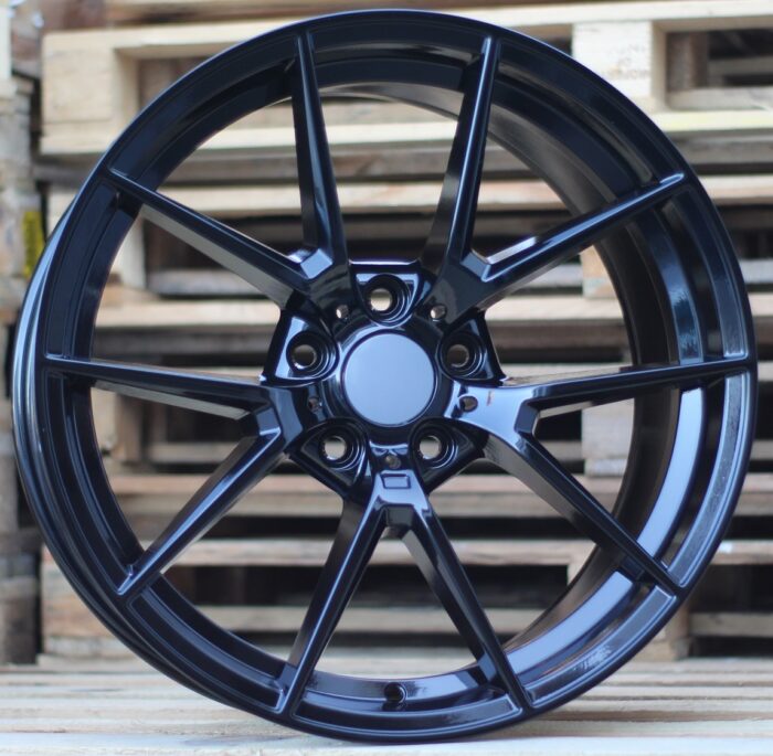 R18x9 5X120 ET 40 72.6 B1416 Black (BL) For BMW (Z3) (Rear+Front)