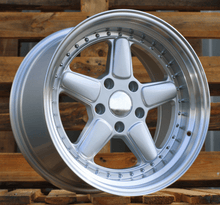 Indlæs billede til gallerivisning R17x7.5 5X120 ET 30 74.1 7961F Silver+Polished Lip (SP) For BMW (Z5) (AC Schnitzer Style (Front+Rear)