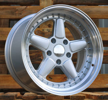 Indlæs billede til gallerivisning R17x9 5X120 ET 25 72.6 7961F Silver+Polished Lip (SP) For BMW (P+Z5) (AC Schnitzer Style (Front+Rear)