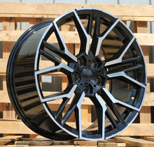 Indlæs billede til gallerivisning R20x8.5 5X120 ET 35 72.6 I0405 Black Polished (MB) For BMW (K3) (Rear+Front)
