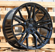 Indlæs billede til gallerivisning R20x9.5 5X112 ET 38 66.6 I0405 Black (BL) For BMW (K8) (Rear+Front)