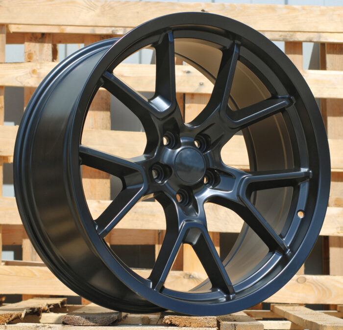 R20x9 5X115 ET 15 71.6 B1742 Black Half Matt (BLHM) For RACIN (Z1) (DODGE (Front+Rear)