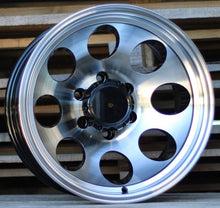 Indlæs billede til gallerivisning R16x10 6X139.7 ET M48 110.1 BY997 Black Polished (MB) For 4X4 (Z1)