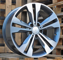 Indlæs billede til gallerivisning R17x7.5 5X112 ET 44 66.6 BK754 (FR936/QC1106) Grey Polished (MG) For MER (P1+K7)