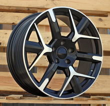 Indlæs billede til gallerivisning R18x8 5X112 ET 40 57.1 YF6147 Black Polished Half Matt (MBHM) For CUPRA (K8) (HYBRID FORGED)
