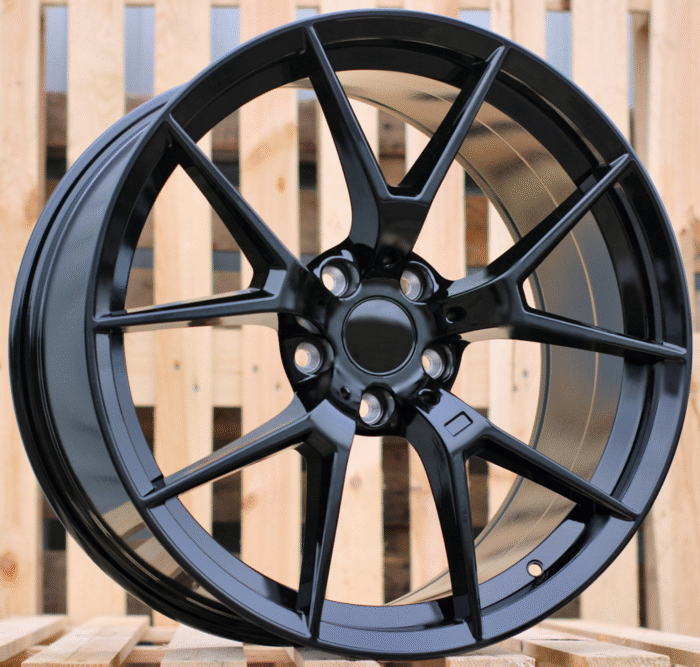 R20x10 5X112 ET 40 66.6 HE761 Black (BL) For BMW