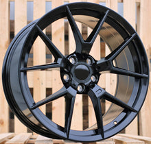Indlæs billede til gallerivisning R20x8.5 5X120 ET 35 72.6 HE761 (IN5342) Black (BL) For BMW (Z5) (Rear+Front)