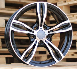 R18x8 5X120 ET 20 74.1 E492 (BK5728) Black Polished (MB) For BMW (P)