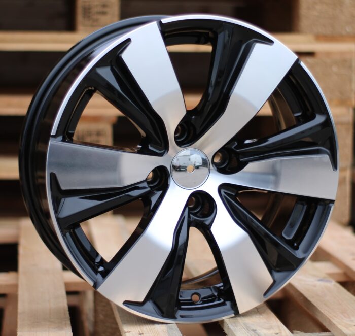 R16x6.5 4X108 ET 18 65.1 B1081 Black Polished (MB) For PEUG (P+Z4+Z3)