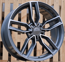 Indlæs billede til gallerivisning R19x8 5X112 ET 35 66.5 BK916 Grey Polished+Powder Coating (MGPC) For AUD (P)