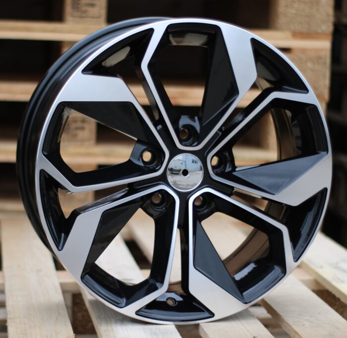 R17x7 5X114.3 ET 45 66.1 B5168 Black Polished (MB) For RENAU (D3)