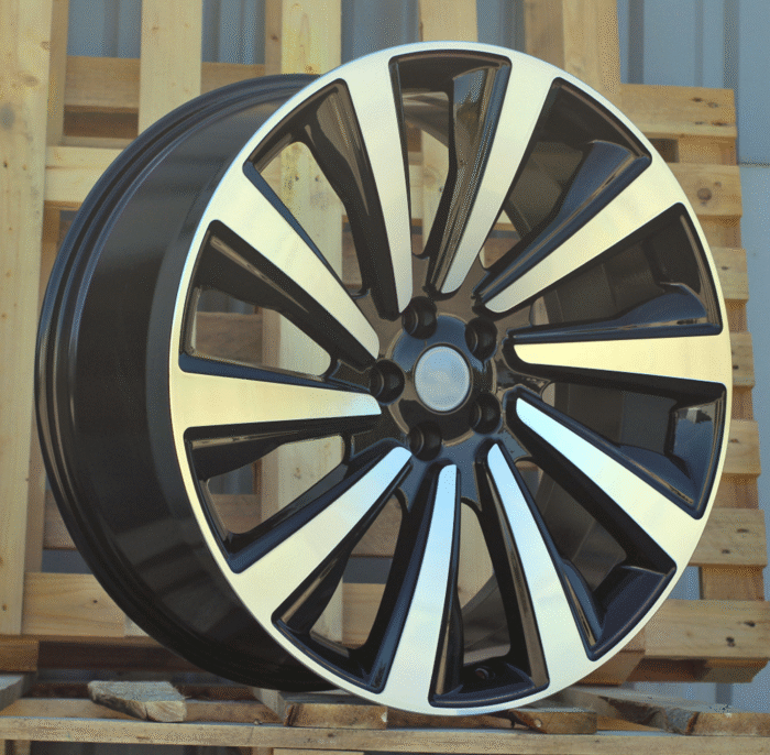 R23x10 5X120 ET 40 72.6 B1756 (H947D) Black Polished (MB) For LAND (Z6)