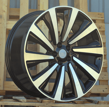 Indlæs billede til gallerivisning R23x10 5X120 ET 40 72.6 B1756 (H947D) Black Polished (MB) For LAND (Z6)