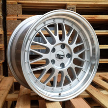 Indlæs billede til gallerivisning R18x9 5X120 ET 35 72.6 A1025 Silver Shining+Polished Lip (SSPL) For RACIN (P) (Rear+Front Style BBS)