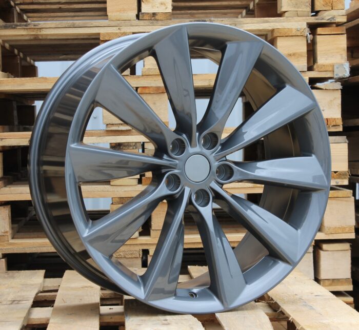 R21x9 5X120 ET 40 64.1 B1385 Gun Metal (GM) For RACIN (P) (TESLA Front+Rear)
