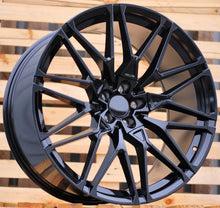 Indlæs billede til gallerivisning R22x10 5X120 ET 40 74.1 B5771 (B16/HE5063) Black (BL) For BMW (P1) (Rear+Front)