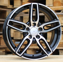 Indlæs billede til gallerivisning R17x7.5 5X112 ET 45 66.6 B5434 Black Polished (MB) For MER (K4)