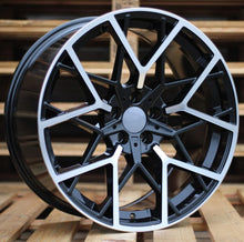 Indlæs billede til gallerivisning R19x8.5 5X120 ET 35 72.6 B1383 Black Polished (MB) For BMW