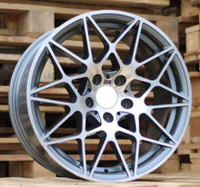 Indlæs billede til gallerivisning R18x8.5 5X120 ET 35 72.6 B5167 Grey Polished (MG) For BMW (P2) (Rear+Front)