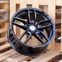 Indlæs billede til gallerivisning R19x8.5 5X114.3 ET 40 73.1 B1407 Black (BL) For RACIN (P) (Rear+Front)