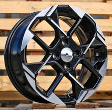 Indlæs billede til gallerivisning R15x6 4X100 ET 51 54.1 Y1184 Black Polished (MB) For KIA (R)