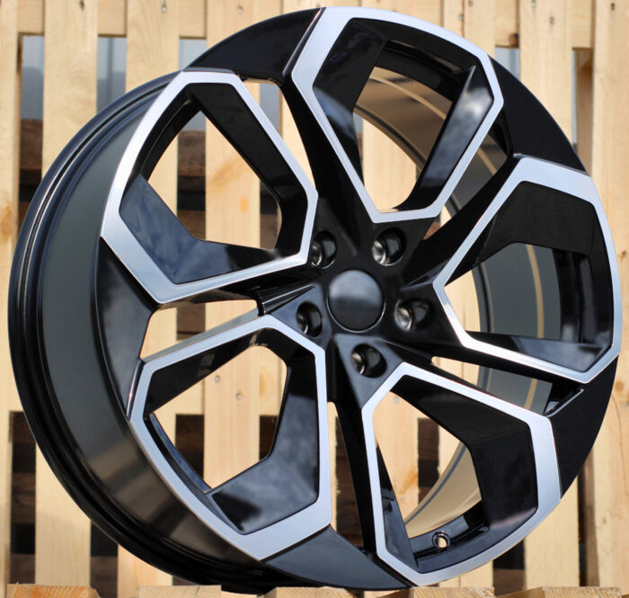 R18x8 5X112 ET 42 57.1 I5561 Black Polished (MB) For SKODA (Z5) (BP)