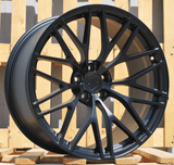 R21x10 5X112 ET 18 66.5 XFRGW5697 Black Matt (BM) For PORCH (K3) (FORGED (Rear+Front)