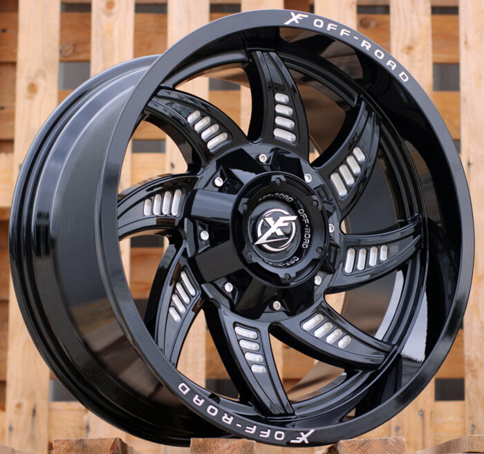 R20x10 5X127 ET M12 78.1 L1449 Black (BL) For 4X4 (K3) (Milling)
