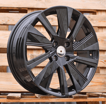 Indlæs billede til gallerivisning R18x7 4X108 ET 35 65.1 YF1152 Black+Tinted Face (BLTF) For PEUG (K7) (HYBRID FORGED)