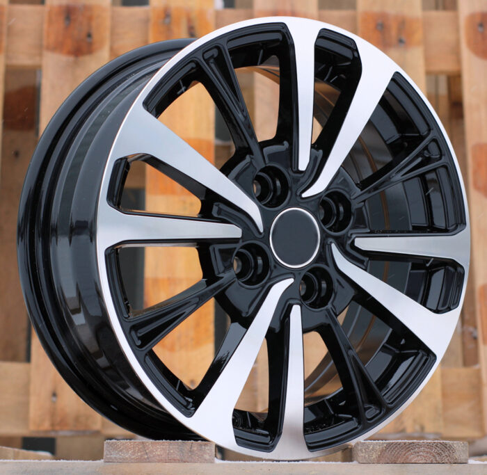 R15x6 4X100 ET 40 54.1 B1846 Black Polished (MB) For TOYOT (Z4)