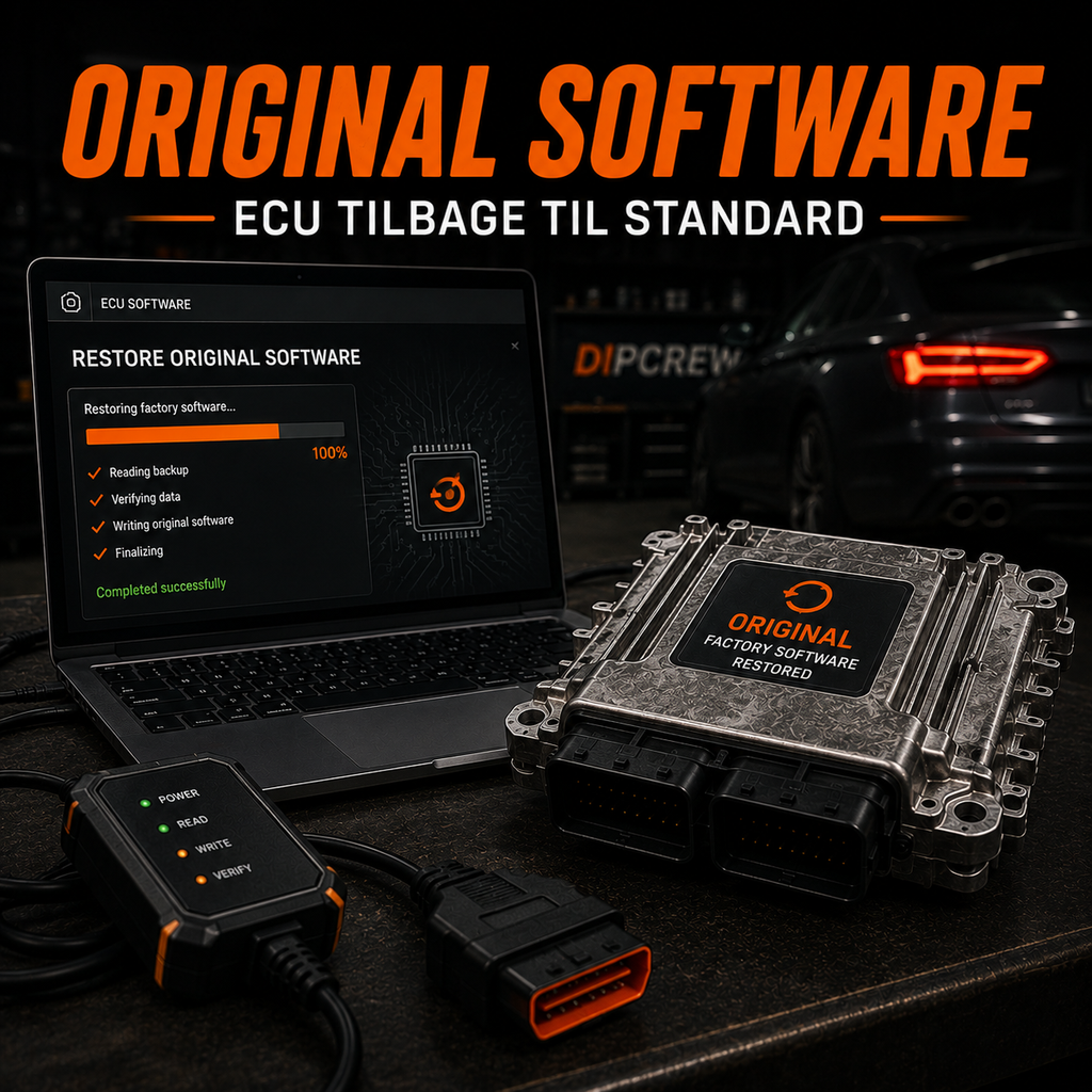 Original software – ECU tilbage til standard
